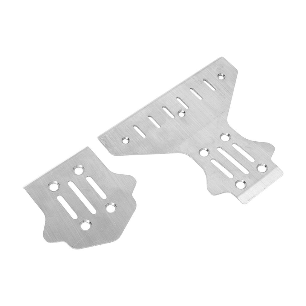 RC Chassis Armor Stainless Steel Front Rear RC Car Body Protector Armor for King Motor KM 17 RC