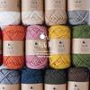 5 Knäuel Rohwollgarn, HUG Medium, Mittlere Stärke, 30g (ca. 64m), 100 % Wolle (101. Cremefarben)