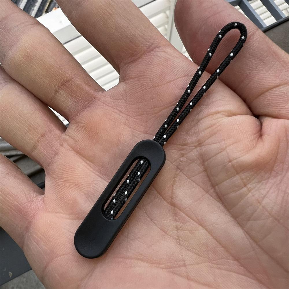 10PCS Zipper Pull Puller End Fit Rope Tag Fixer Zip Cord Travel Bag Suitcase Backpack Anti-Loss Puller Tab Replacement Clip
