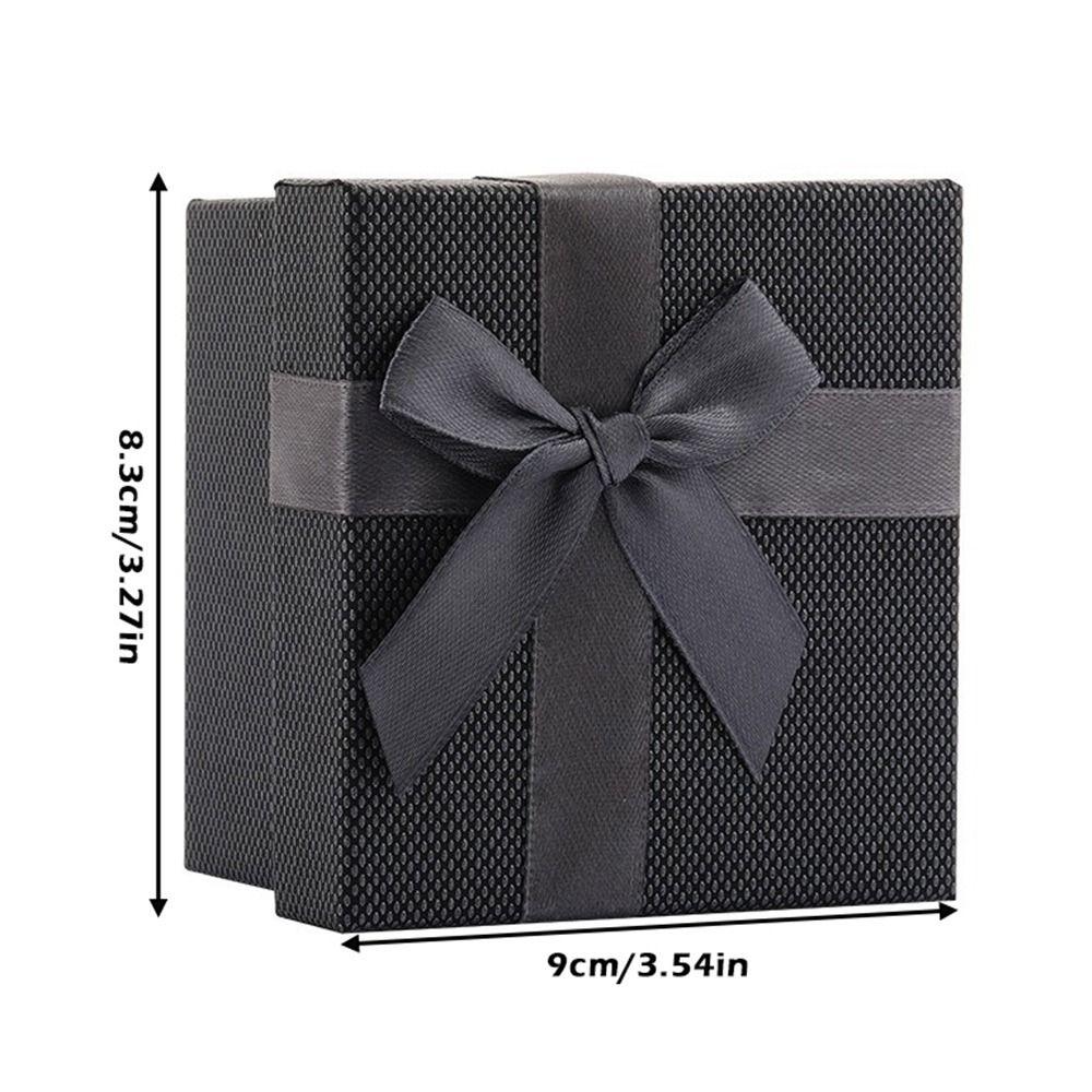 Dustproof Gift Packing Box Bowknot Design Gift Show Case Jewelry Packing Case Gift