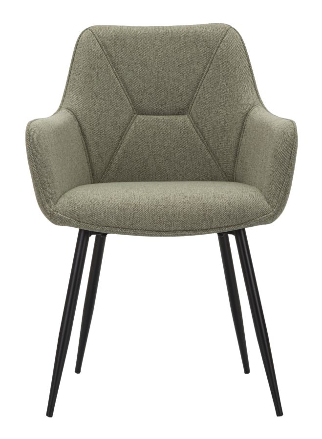 Chair Vicenza Green Set 2 Pcs 58X63X85.5 Cm