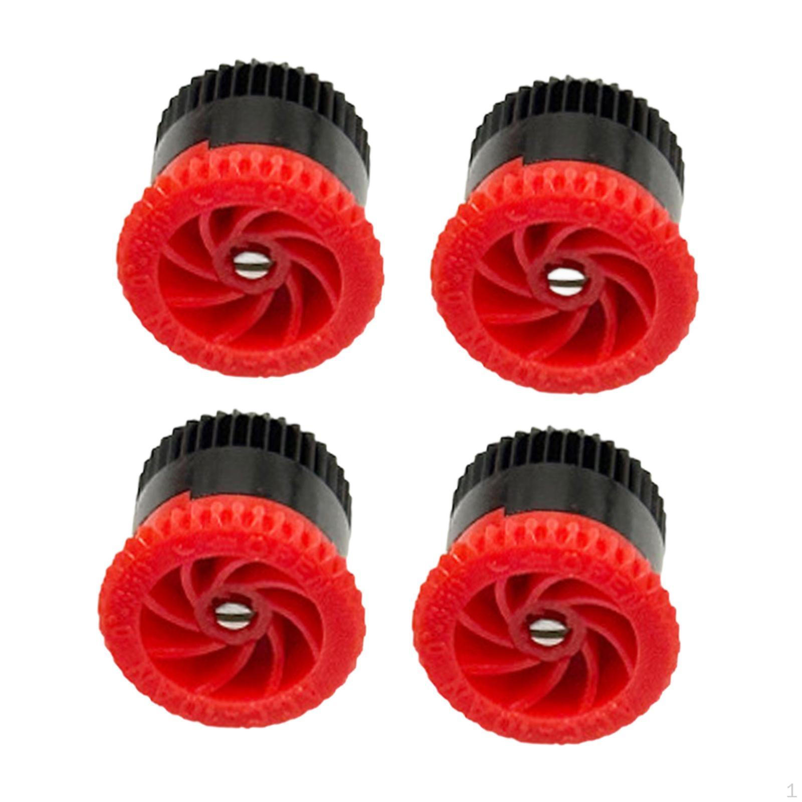 

4 Pieces Garden Sprinklers Heads Replacement Adjustable Degree Spray Nozzles Head for Lawn