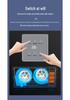 Smart Touch-Screen Bathroom Heater Switch, Flush-Mounted, Wireless Mijia App Compatible