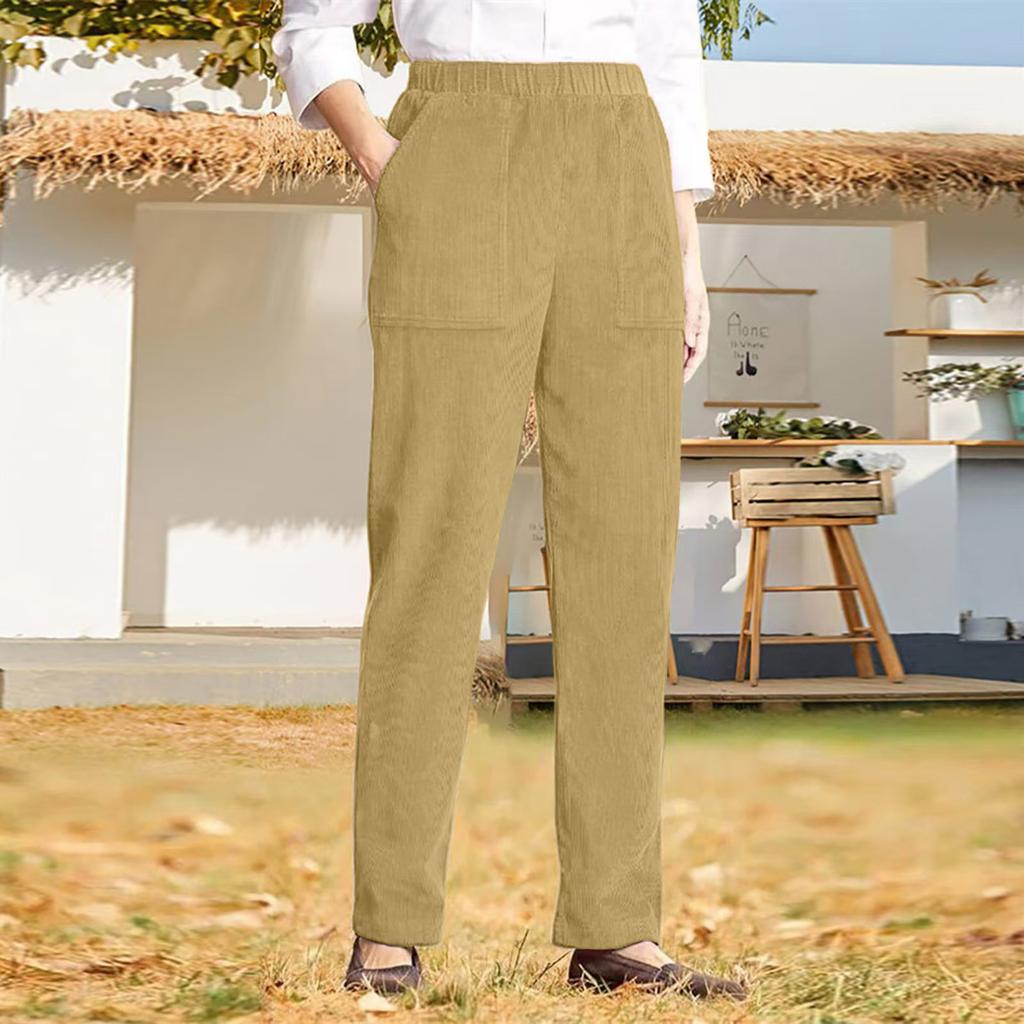Women's Straight Leg Casual Pants In Multiple Colors