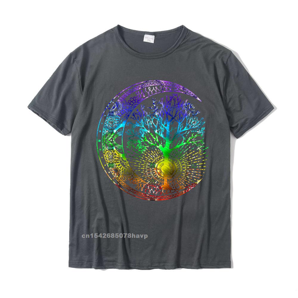 Unisexdala Moon Chakra Tree Of Life Tshirts Homme Personalized Cotton Unisexs T Shirt Customized Brand New Tshirts