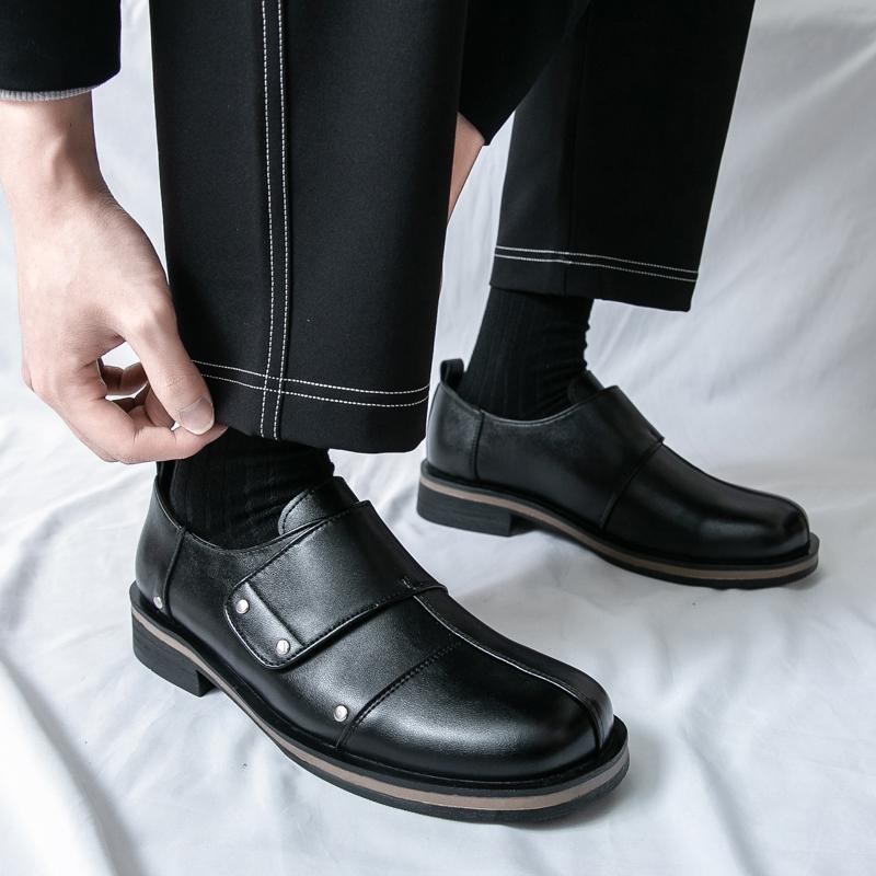 Fashion New 2025 Handmade Leather Men Shoes Design Fashion Sneakers Slip on Loafers Summer Breathable Casual Shoes Men's Walking Flat