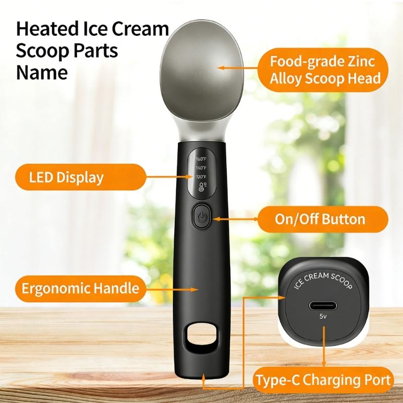 Portable Temperature Controlled Dessert tool With Secure Hold Ideal For Household Use