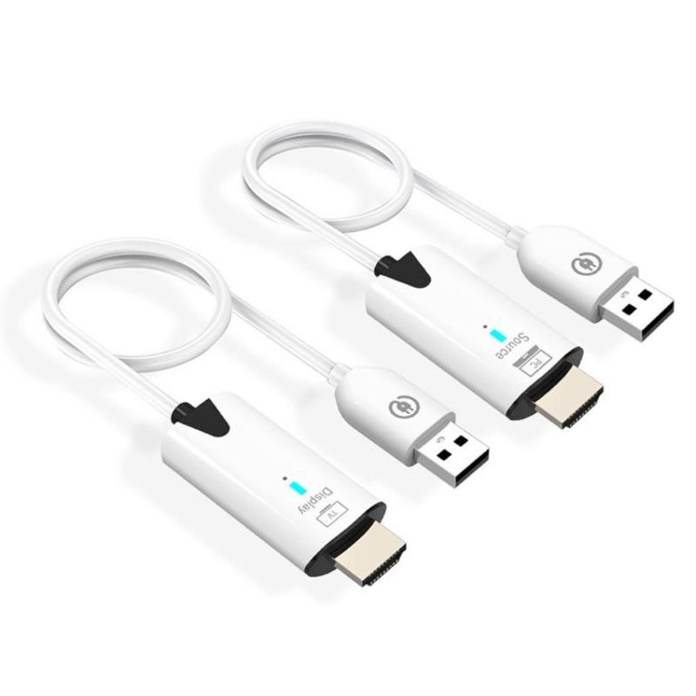 

A02 2 шт./компл. 1080P 60 Гц Кабель HDMI передавач+приймач Бездротовий Екран Проектор Дріт As Shown A