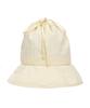 Eondeokeonteulolseutyudio Summer Nylon Bucket Hat Fold Bucket / Drawstring / Nc Lemon
