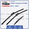 Wiper Blades Set For Subaru Impreza XV MK5 GK GT 2017 2018 Front Rear Windshield Windscreen Accessories