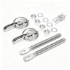 Car Hood Lock Latch Kit with Ring, Stainless Steel