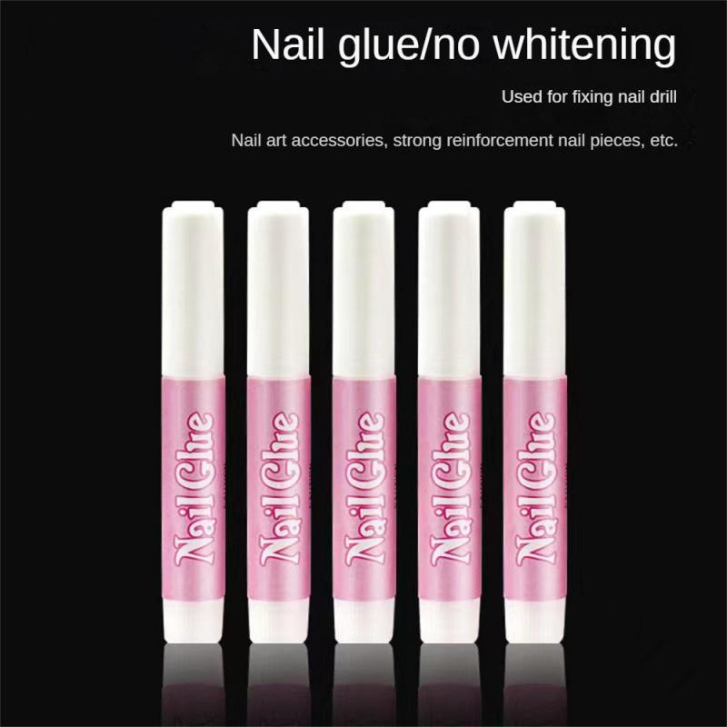 Wear special DIY nail glue 2g jewelry bonding diamond point drill transparent fake nail nail nail dried flower special glue