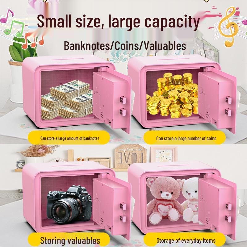Children's Piggy Bank Cabinet 2026: Large Capacity, Password-Protected Savings Box for Girls