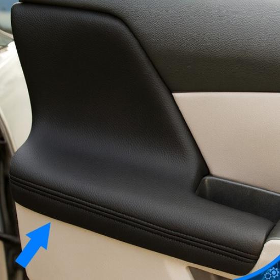 

Pair For 2011-2016 2017 Honda Odyssey Door Panel Armrest Vinyl Cover Trim Black