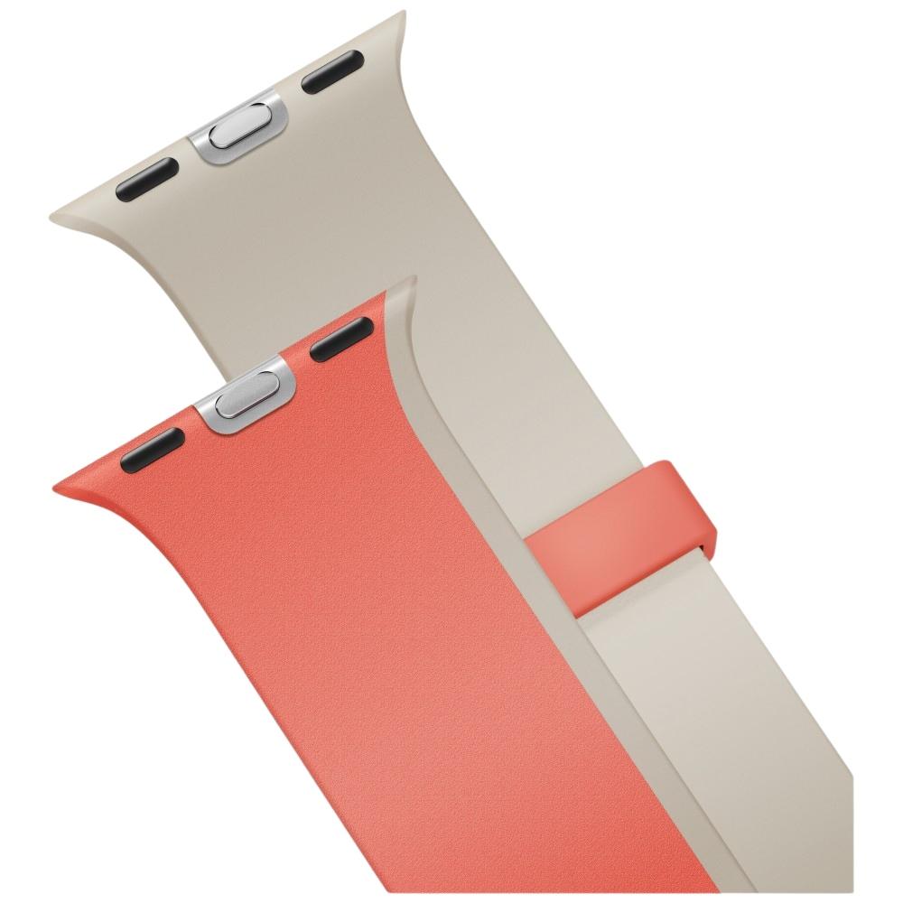 UNIQ Revix IV Premium Strap for Apple Watch 49/46/45/44mm Edition Reversible Magnetic Pink-Beige