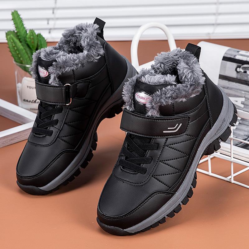 Women's Ankle Boots 2024 Winter Outdoor Warm Snow Boots Thick Soled Waterproof and Non Slip Shoes Men's Casual Boots Size 36-48