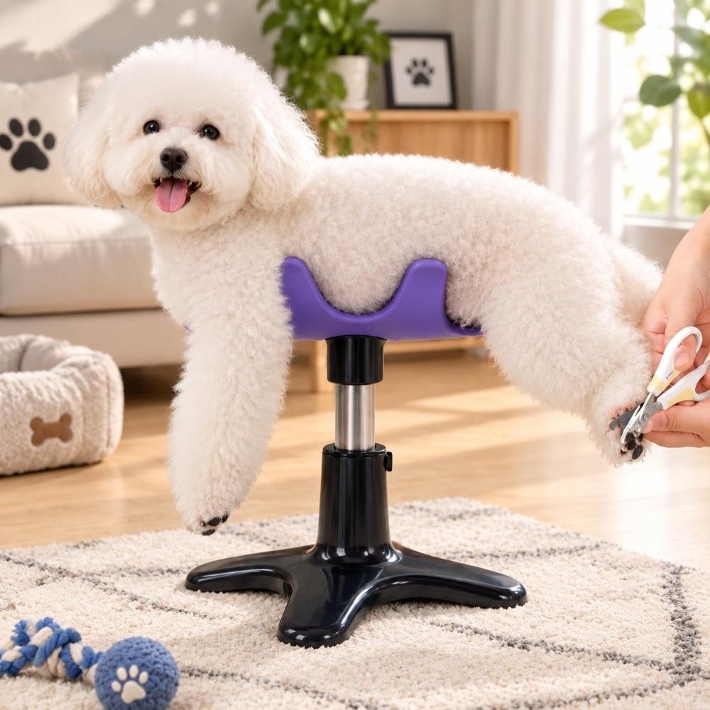 Adjustable Height Dog Grooming Stand Compact Heavy Duty Pet Grooming Bench Sturdy Portable Dog Assist Stand Dog Grooming