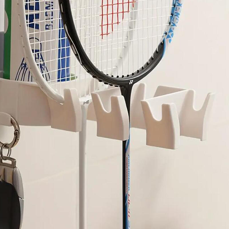 Racket Storage Rack Non Perforated Door Rear Rack Home Storage Hanging Shelf No Hole Hanging Shelf