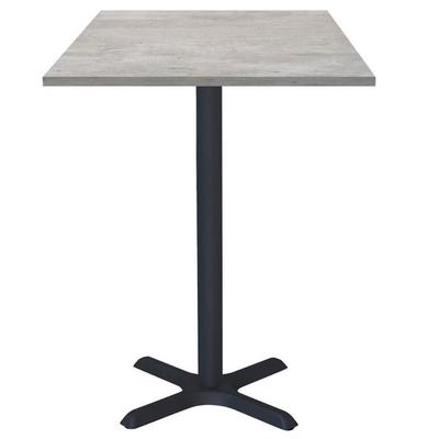 60 X 60 Cm High Table - Dina Model, Natural Concrete