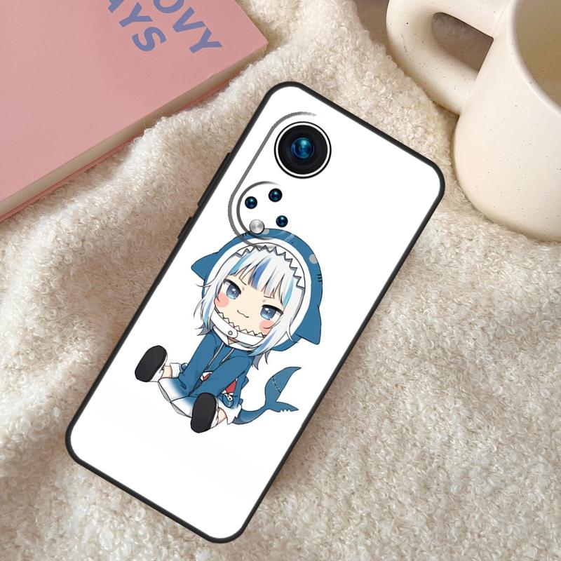 Anime Hololive Gawr Gura Case For Honor X9c X8a X8b X9b X9a X8 X9 50 70 90 Lite Honor 200 Lite Magic 5 6 7 Pro Coque