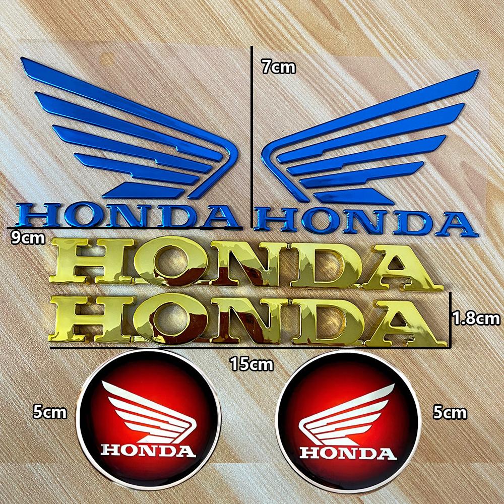 JBH4 Honda Sticker 3D Gold-plated Label Motorcycle decorativeaccessorysuitableforPCX160PCX125NS350RCB190SSCBR500CBR650Randothermodels