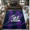 Melbourne Storm Tappeto in Velluto di Cristallo Morbido Anti?Tappetino Antiscivolo Comodo per Casa Soggiorno Camera da Letto Tappeto Decorativo