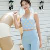 2022 Korean Style Cute Printed Yoga Camisole with Chest Pad - Women's Comfortable Outdoor Sportswear