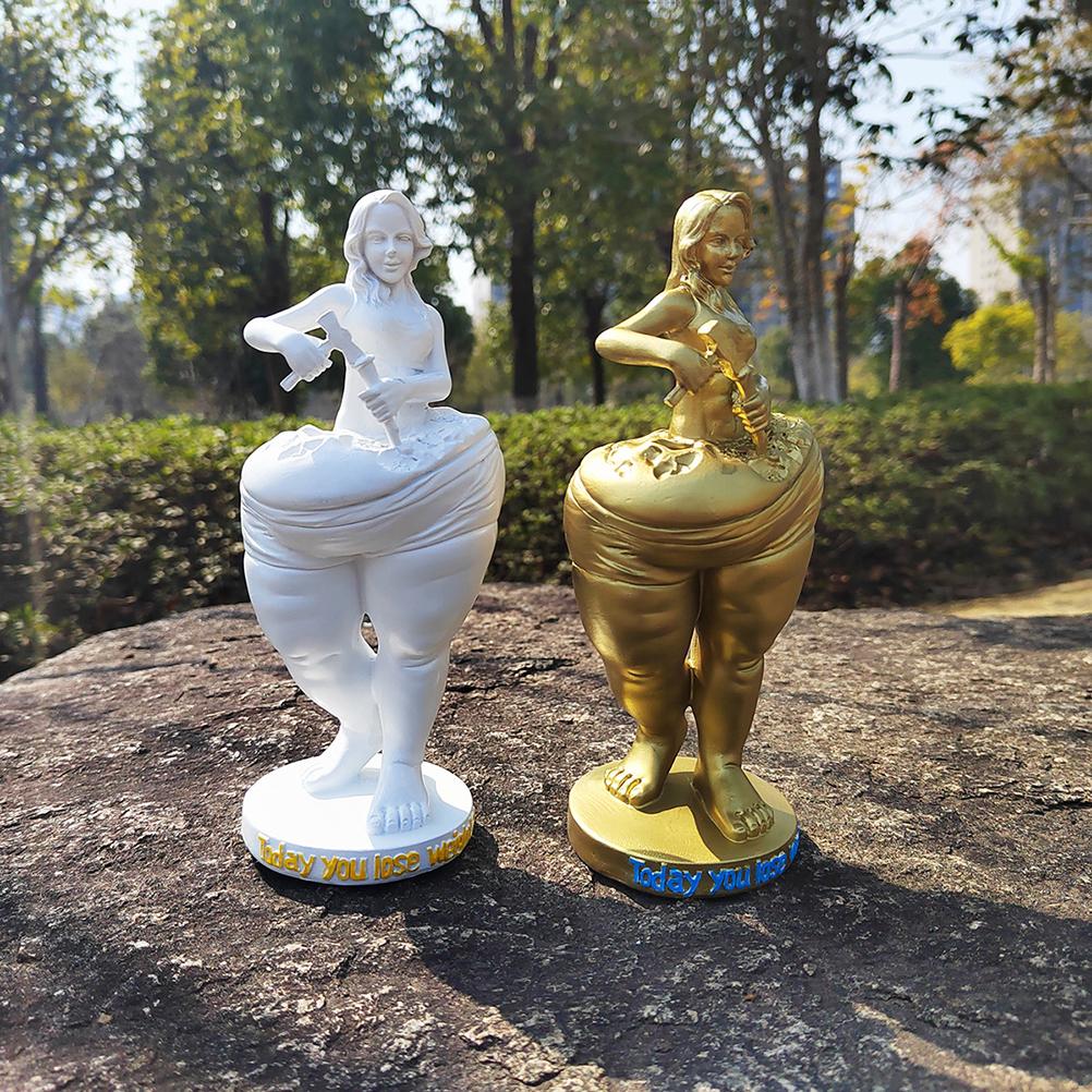 1pcs Weight Loss Slimming Goddess Statue, Decorative Figurines, Sculpture, Bedroom Model, Yoga, Gym, Gym Ornament, Gift for Girls