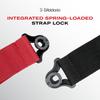 D'Addario Autolock Strap 50BAL01 Black Padded Guitar Strap [Domestic Genuine Product]