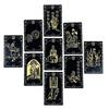 Tarot Cards 78pcs Cards Deck English Visions Divination Edition Board Game For Beginners, Camping Game Pocket Size Tarot Deck