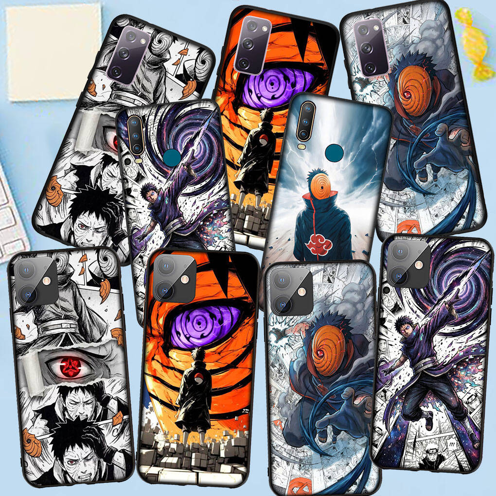 Phone Case for iPhone 17 15 16 Plus Redmi Note 14 12 11 13 Pro Max Huawei P30 P20 Lite OPPO A60 A40 A80 A38 A54 Tobi Uchiha Obito Anime Narutos Cover
