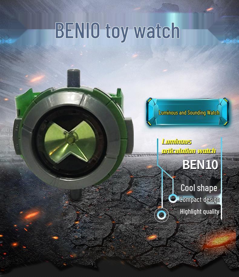 Obránce Země Ben 10 Svítící Zvuková Hračka Hodinky