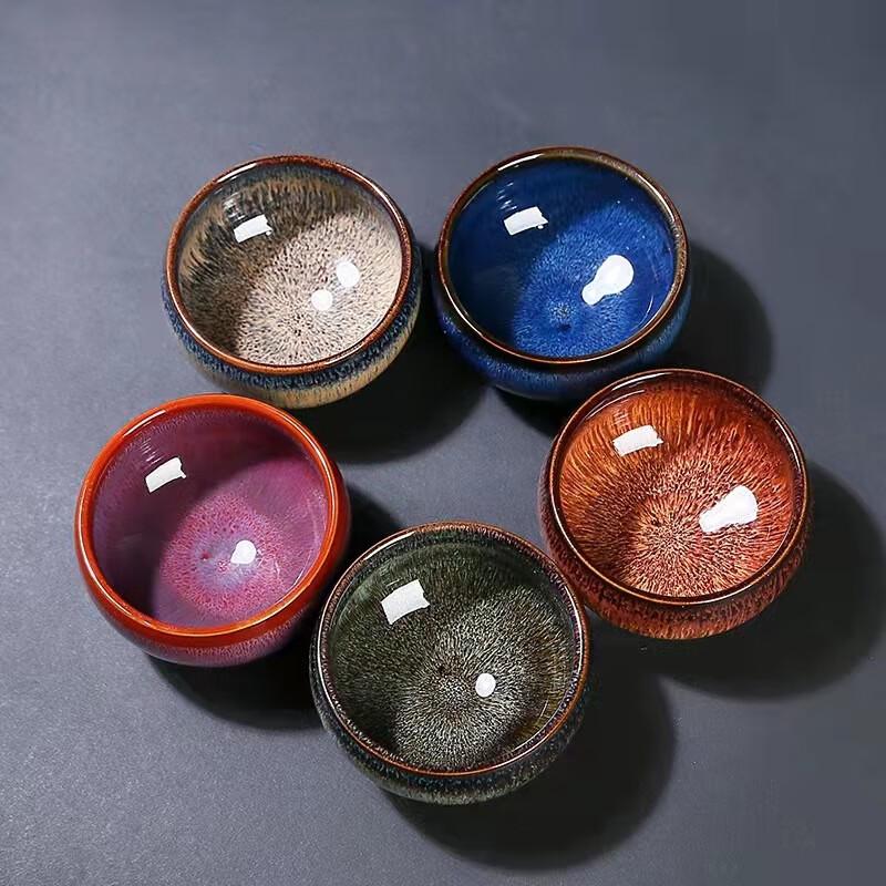 

Jianzhan Ceramic Tea Cup 5-Piece Gift Set