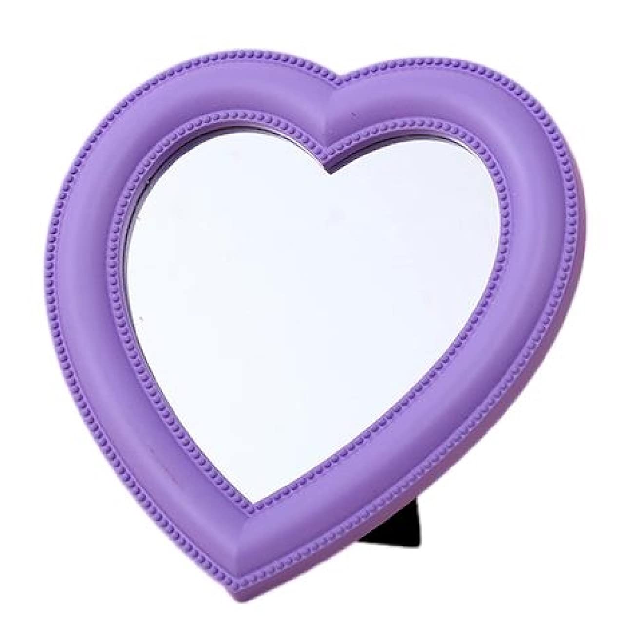 

Настольная подставка для зеркала в форме сердца, стильный милый интерьерный настенный компактный подарок для девочек [Queen-b] (фиолетовый) фиолетовый