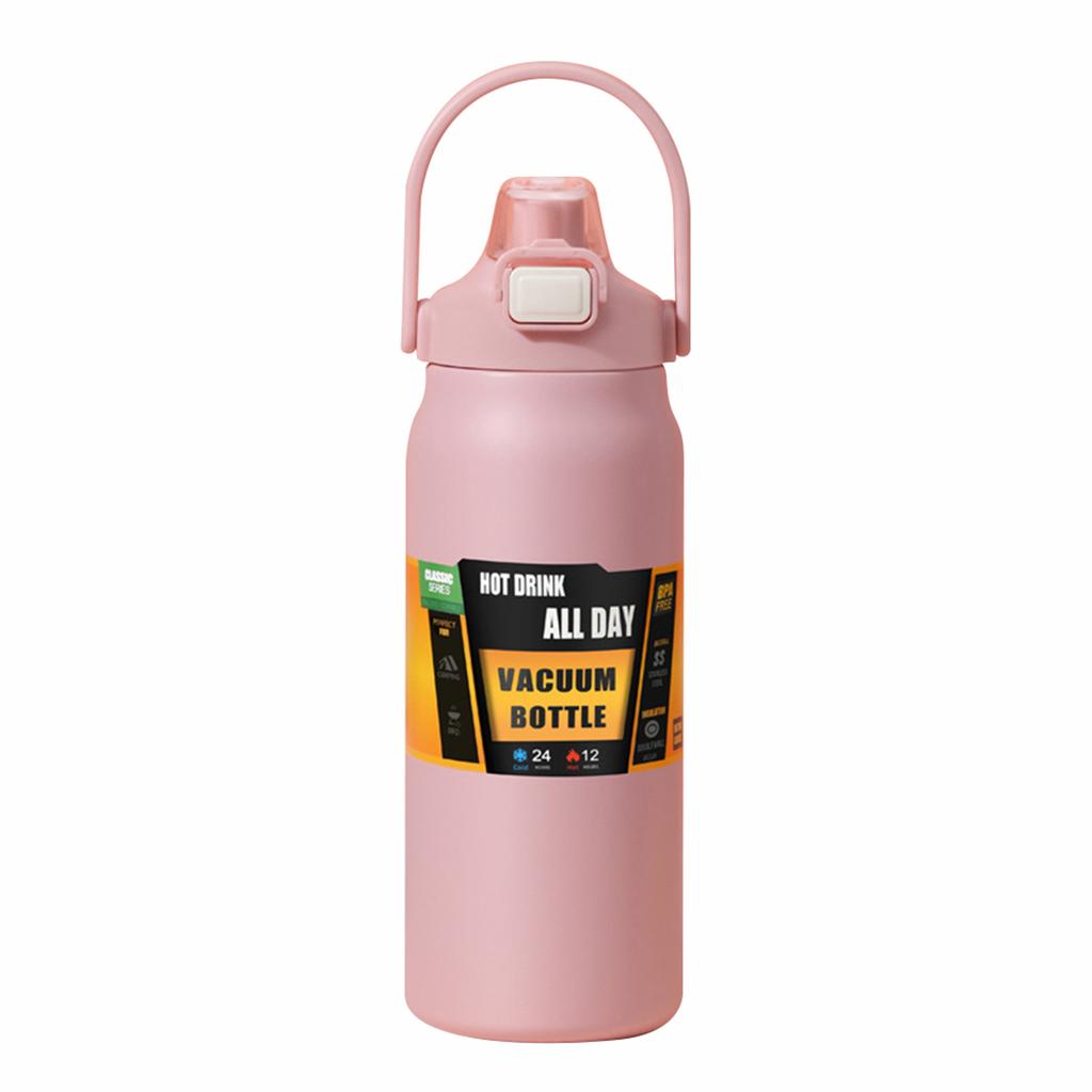 800-1500ML Steel Thermo Bottle Portable Big Cap Insulated Water Bottle Thermo Outdoor Sports Water Vacuum Flask