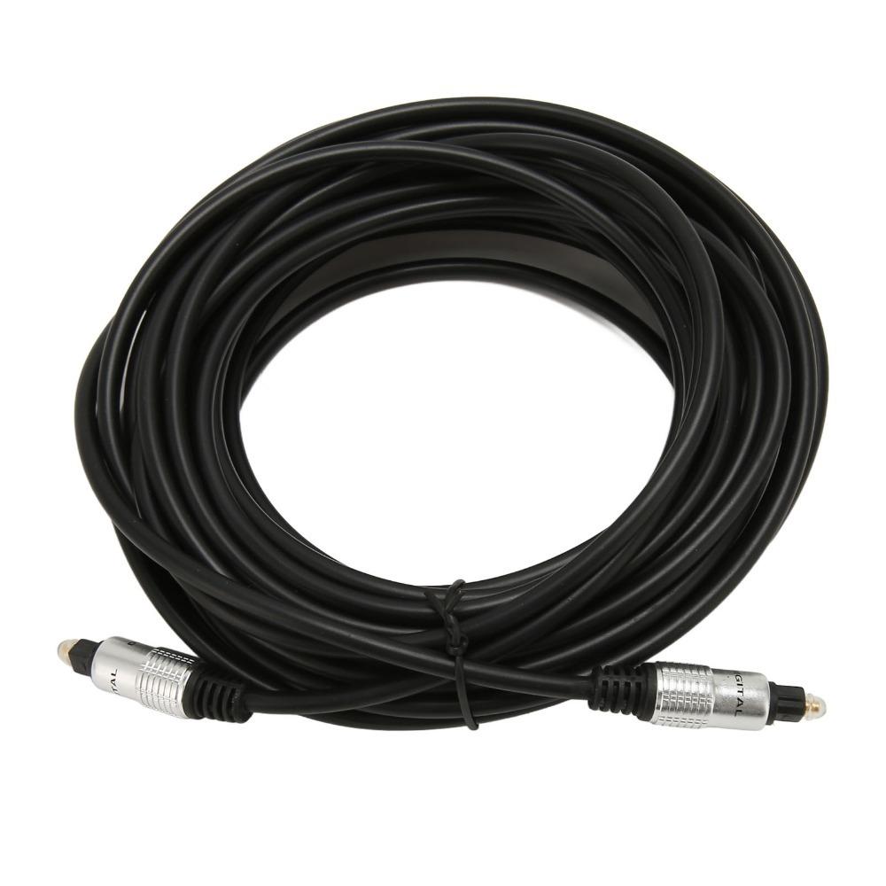 Gold Plated Digital Sound Cable Aluminum Alloy Housing Fiber Optic Cable Digital Audio Devices