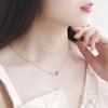 Korean Version of Fashion Sand Gold Dolphin Diamond Pendant Women's Necklace Smiley Face Hip Hop