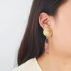 ZAA Luxury Fish Pendant Beach Vacation Style Earrings Necklace Summer Couple Colorful Rope Exquisite Trend Accessories