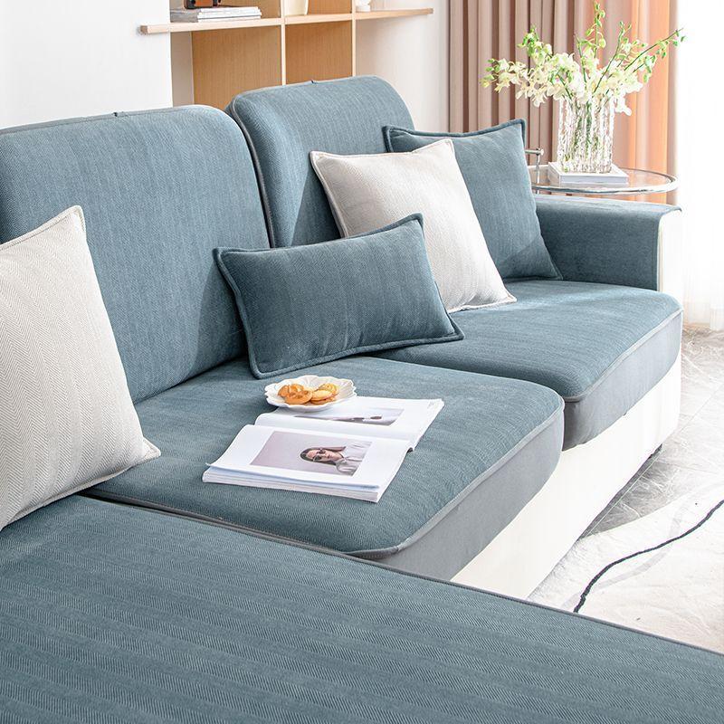 

Эластичный чехол для дивана из синели, новая нескользящая подушка для дивана, универсальный чехол для четырех сезонов, устойчивый к царапинам 35*70cm