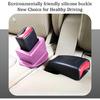 HZEL Car Seat Belt Buckle Holder, 2PCS Silicone Easy Access Vehicle Seatbelt Booster, Automotive Safetybelt Fixer Accessories To Make Buckling