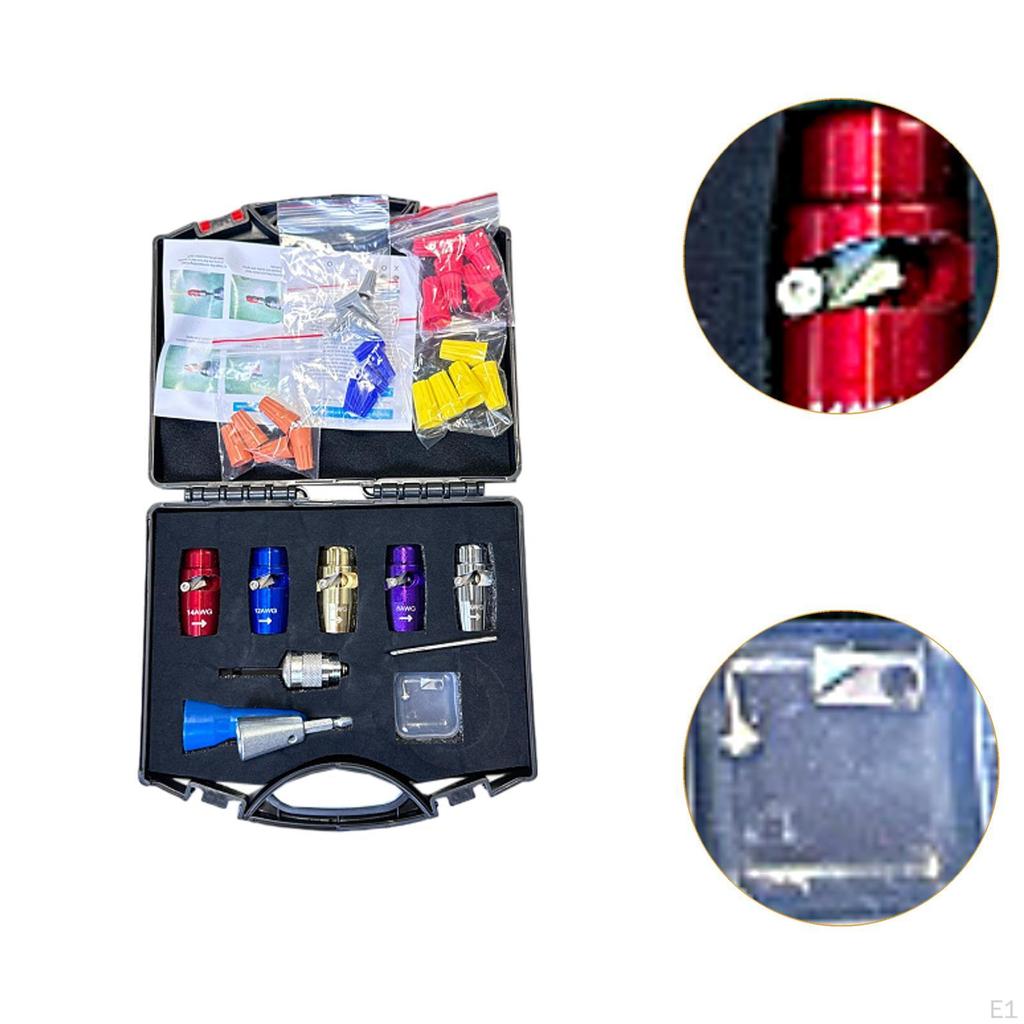 Wire Stripper for Drill Twisting Tool Multifunctional 14AWG 12AWG 10AWG 8AWG 6AWG Cable