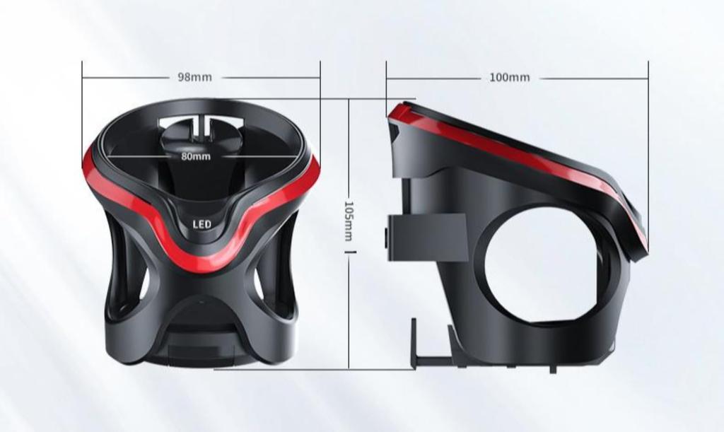 Fiyyuga Lexus NX 20 Air Vent Car Drink Holder | G-Sensor LED and Super