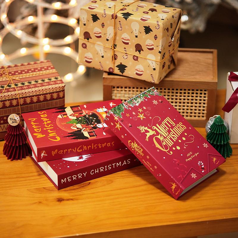 Seria Świąteczna Dekoracja Fałszywych Książek Estetyka Pokoju Dziennego Rekwizyty Dekoracje Książek Wnętrze Ozdoby na Stolik Kawowy Dodatkowe