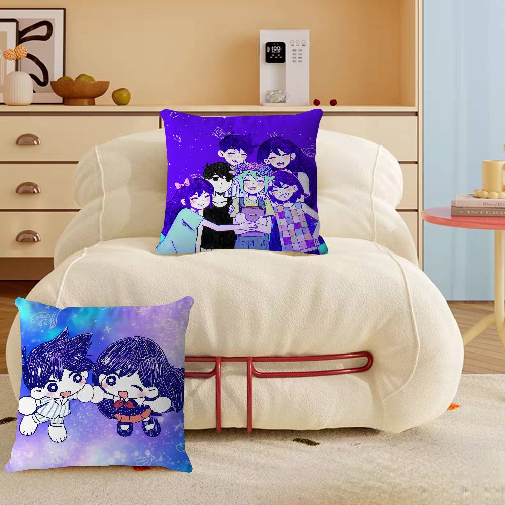 Horror Video Game O-Omori Personalized Pillow Cover Kids Bedroom Wild Party Decor Pillowcase Kid Birthday Shower Gift