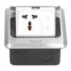 Floor Socket Pop Up Electrical Outlet Box Assembly Waterproof 250V 13A for Kitchen Office