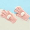 Fashion Winter Ladies Knitted Warmer Gloves Cute Comfort Kids Thicken Full Finger Mitten