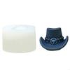 Multipurpose Cowboy Hat Crafting Mould Reusable Silicone for Candle Soap Plasters Decorations X3UC