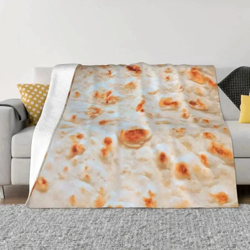E Dekoration Tortilla Lavash Plaid tragbare super weiche Decken für Heimreisen Bettwäsche wirft
