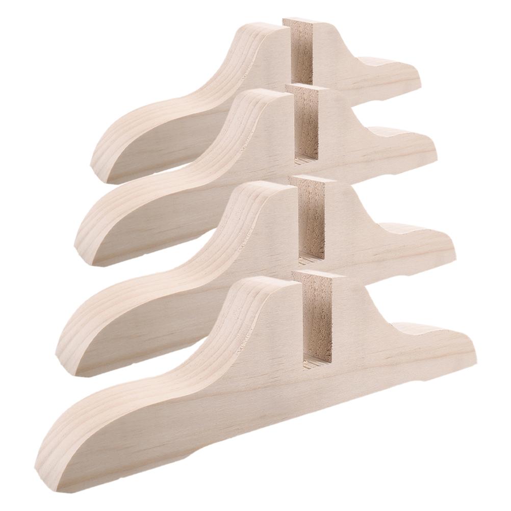 

4 Pcs Wood Room Divider Stabilizer Feet Panel Screen Base Privacy Stand Replacement Room Divider Support Indoor Dividers 29.00X7.50X3.50CM