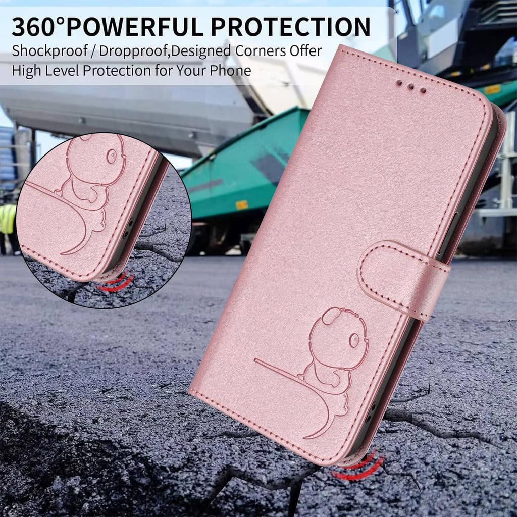 WEFOR Compatible with Samsung Galaxy S26 S25 Edge S25 S24 Ultra Case Wallet with RFID Blocking Flip Card Women Men Panda Cover